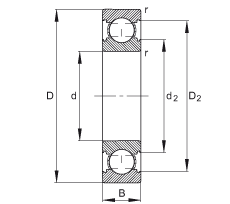 S 6001-C, ăȲYC  DIN 625-1 ˜ʵҪߴ