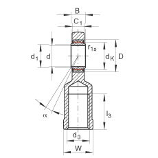 US GIR50-UK-2RS, (j) DIN ISO 12 240-4 ˜(ni)ݼySoɂ(c)ܷ