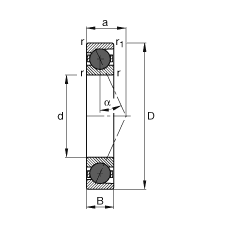 SS HCB71905-E-T-P4S, {(dio)(ji)ɌԪb|  = 25մƹ