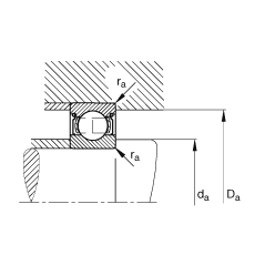 S 6310-2Z, (j) DIN 625-1 ˜ʵҪߴ, ɂ(c)g϶ܷ