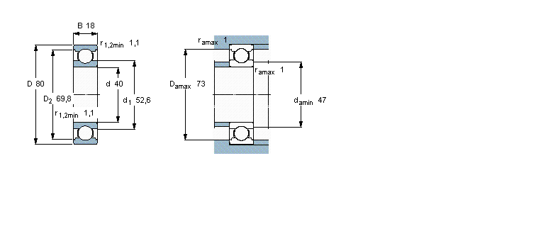 SKF S, ڸߜصS, m6208-2Z/VA228ӱD