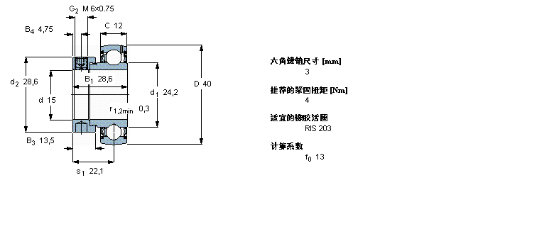 SKF Y-S, ƫih(hun), YEL 2-2FCWYEL203-008-2FCWӱD