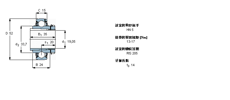 SKF Y-S, ƫih(hun), YEL 2-2FYEL215-215-2FӱD