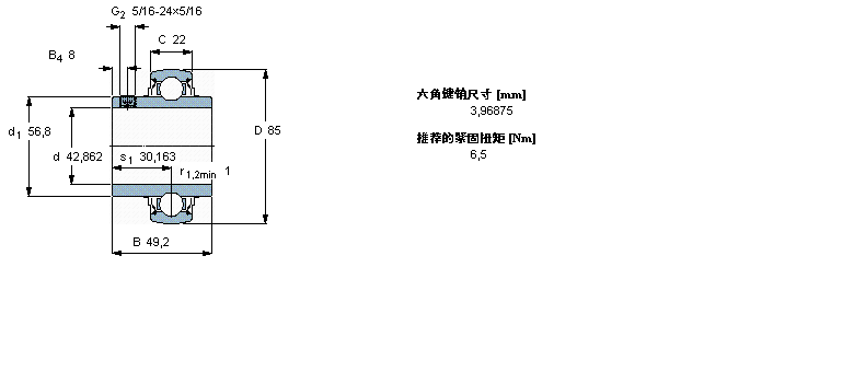 SKF Y-S, ڸߜYAR208-2FW/VA228ӱD