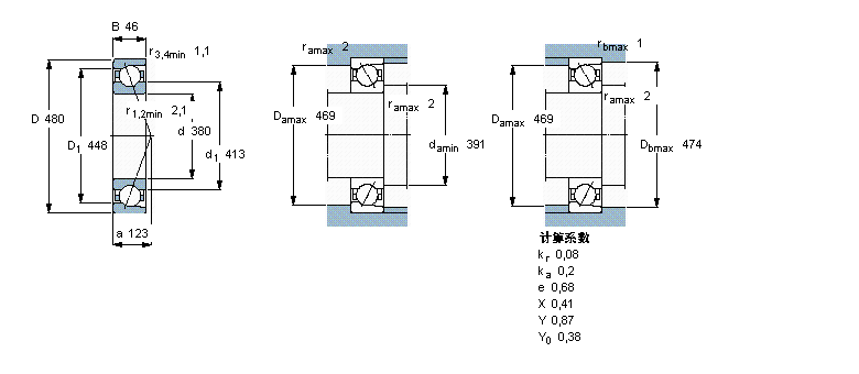 SKF ǽ|S, 70876AMBӱD