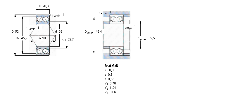 SKF ǽ|S, p, m3205A-2Z/MT33ӱD
