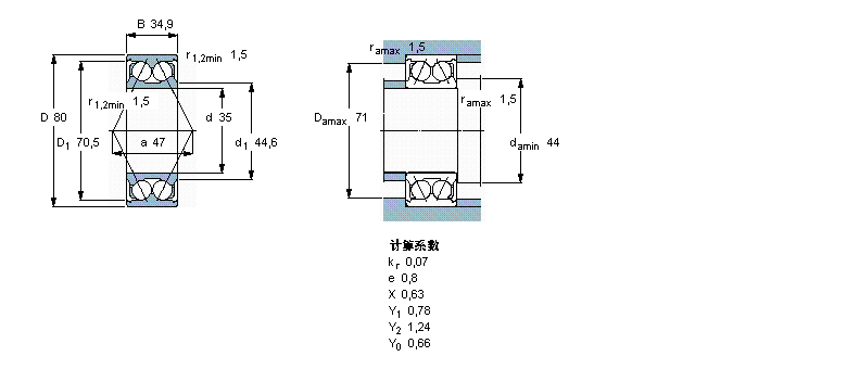 SKF ǽ|S, p, m3307A-2ZTN9/MT33ӱD