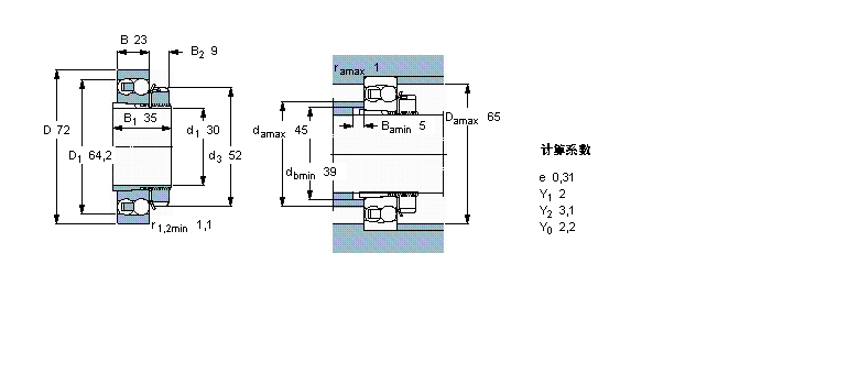 SKF {(dio)S, o, ܷ2207E-2RS1KTN9+H307CӱD