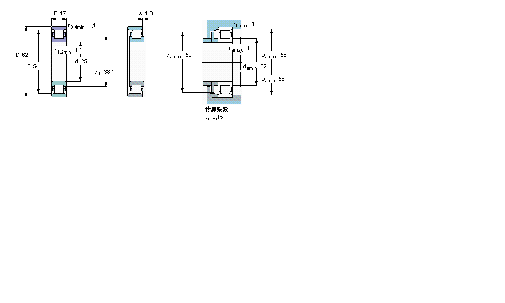 SKF ALS, , NUP OӋNUP2205ECPӱD