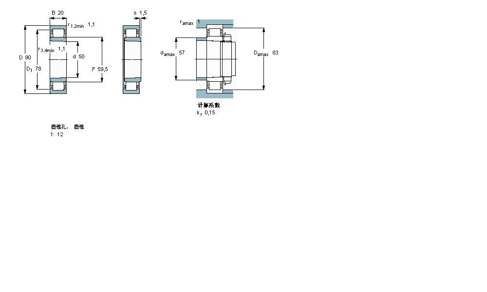 SKF ALS, , NU O(sh)Ӌ(j)NU210ECJӱD
