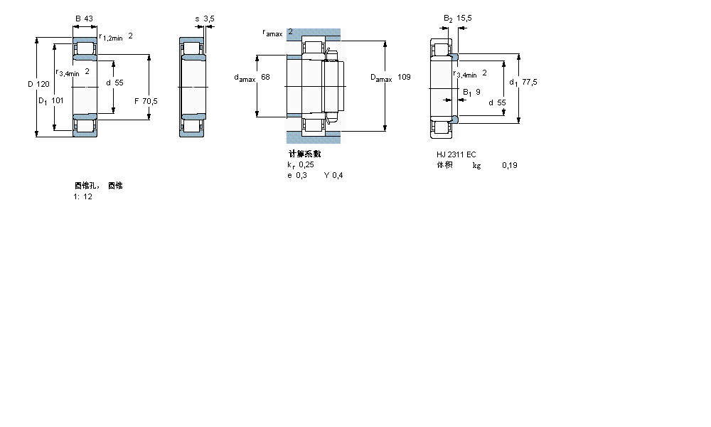SKF ALS, , NJ O(sh)Ӌ(j)NJ2311ECPӱD