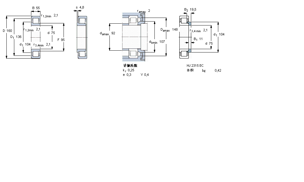 SKF ALS, , NJ O(sh)Ӌ(j)NJ2315ECMLӱD