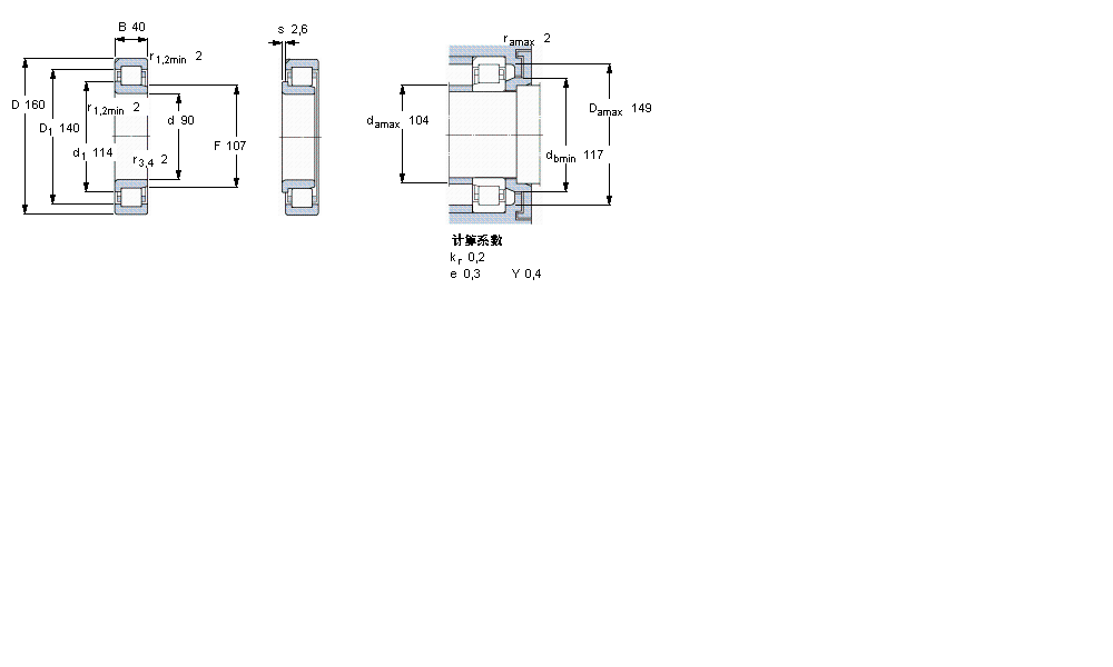 SKF ALS, , NJ O(sh)Ӌ(j)NJ2218ECMLӱD