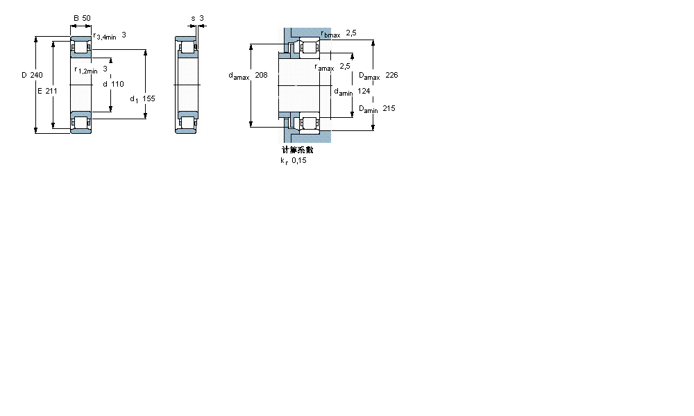 SKF ALS, , N OӋN322ECMӱD