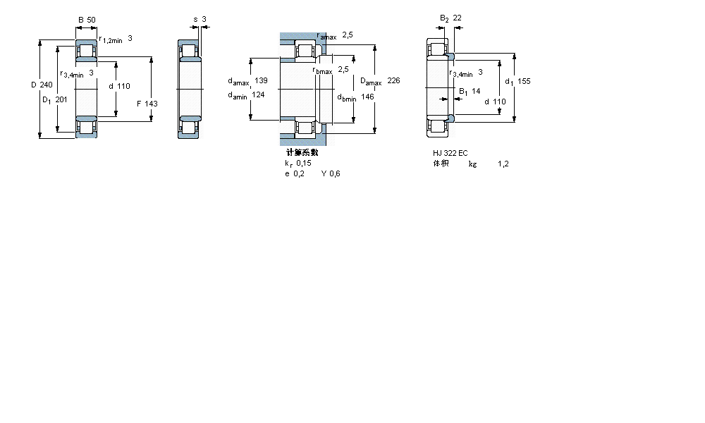 SKF ALS, , NU O(sh)Ӌ(j)NU322ECMӱD