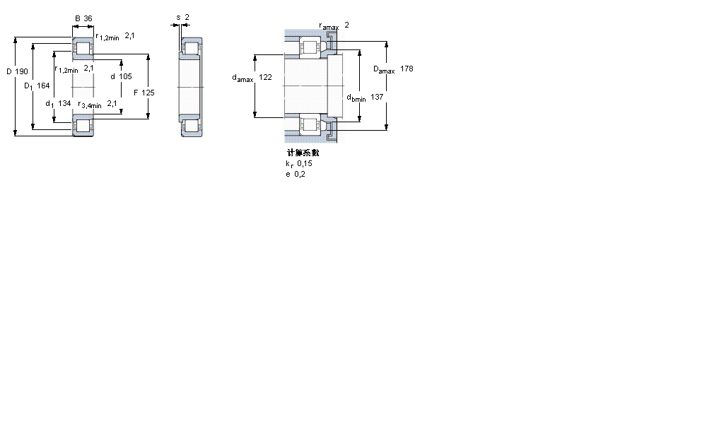 SKF ALS, , NJ O(sh)Ӌ(j)NJ221ECMLӱD