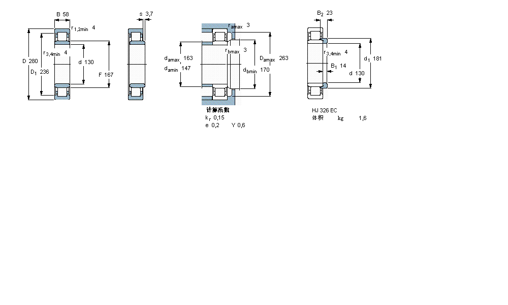SKF ALS, , NU O(sh)Ӌ(j)NU326ECMLӱD