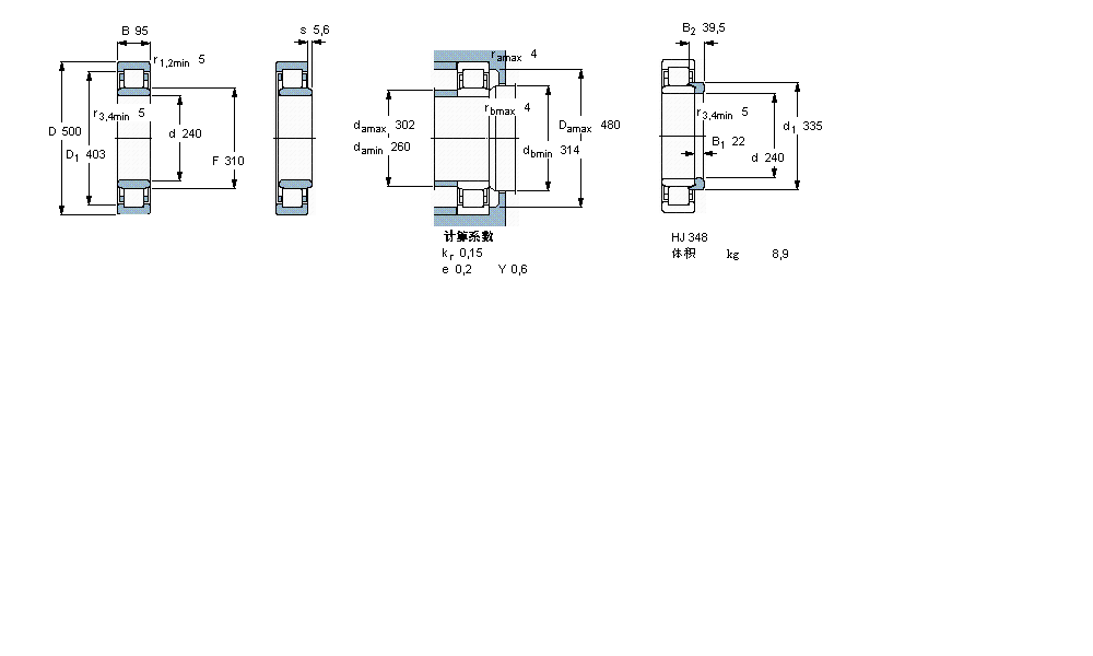 SKF ALS, , NJ O(sh)Ӌ(j)NJ348MAӱD