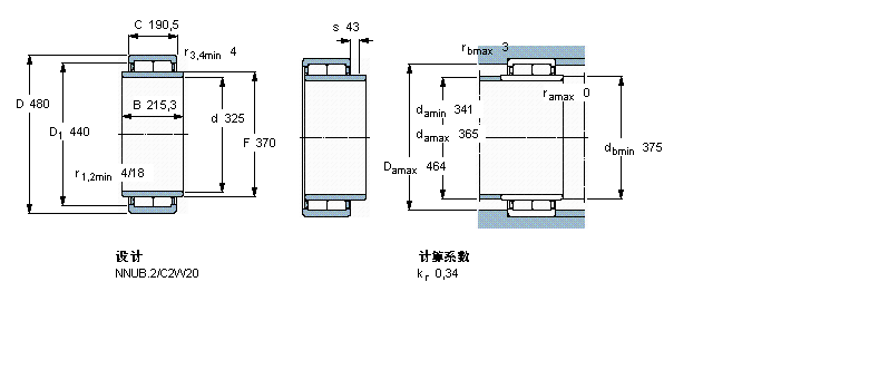 SKF ALS, p, NNU K, AF̓(ni)NNU4164K30FӱD