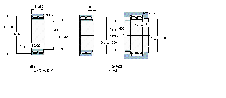 SKF ALS, p, NNU.4BC2-8004/HA1ӱD