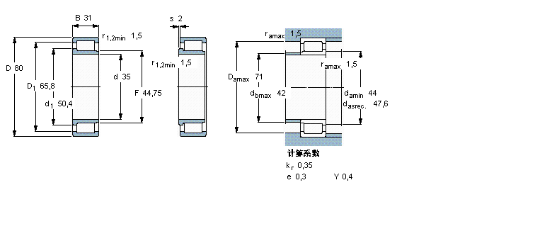 SKF ALS, НM(mn)bL, NCF O(sh)Ӌ(j)NCF3007CVӱD