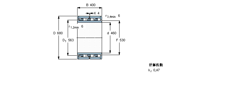 SKF ALS, NNU6088MӱD