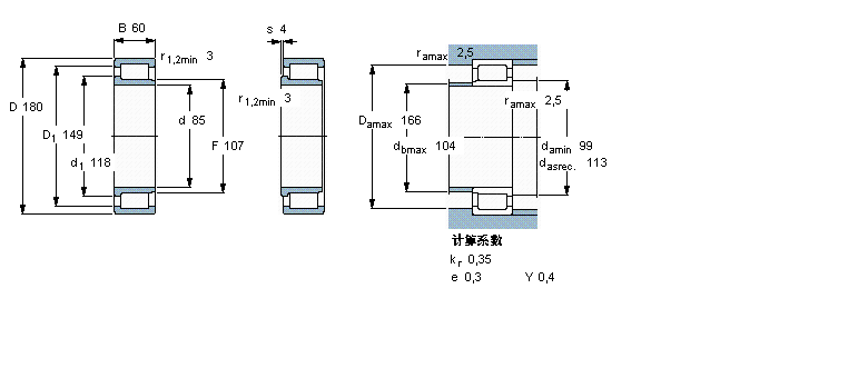 SKF ALS, НMbL, NCF OӋNCF3006CVӱD