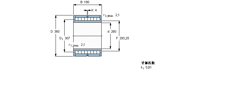 SKF ALS, НMbLNNU6048VӱD