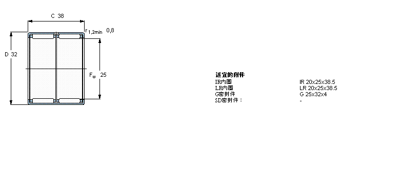 SKF LS, _Ȧ, ]ʽβ, oܷBK2538ӱD