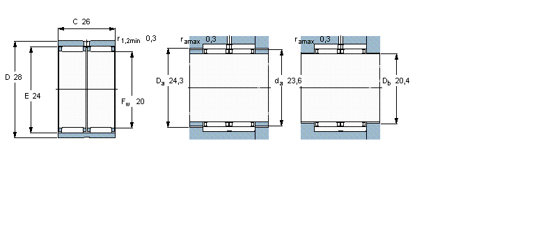 SKF LS, omo(ni)ȦRNAO20x28x13ӱD