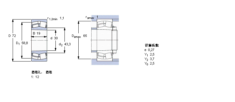 SKF LS, A͈AF, A̓ȿ, oܷ21306CCӱD