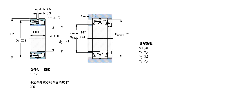 SKF LS, A͈AF, A̓(ni), ܷ23226-2CS5/VT143ӱD