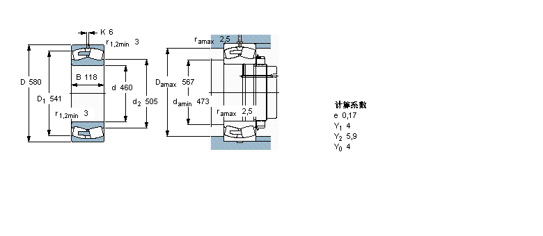 SKF LS, A͈AF, AF̓ȿ, oܷ24892CAK30MA/W20ӱD