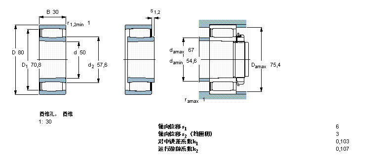 SKF CARBAh(hun)LS, A͈AF, AF̓(ni), cּC4010K30TN9ӱD