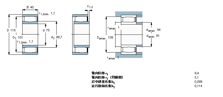 SKF CARBAh(hun)LS, A͈AF, AF̓(ni), MC4015K30VӱD