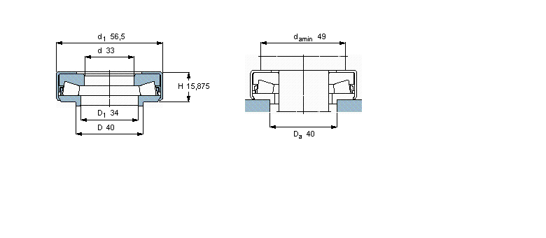 SKF AFLS, 634011AӱD