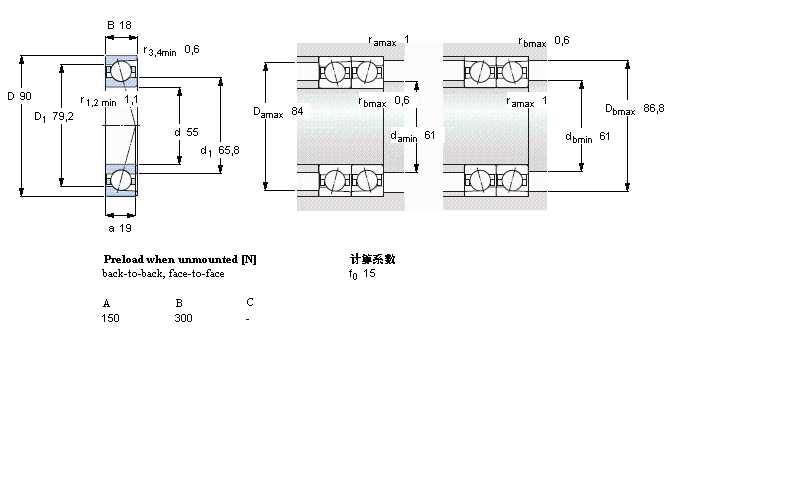 SKF ǽ|S, , ACE, contact angle 25°7011ACE/P4AӱD