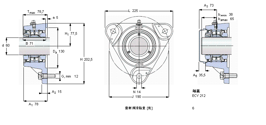 SKF mĝLSІԪ, SKF ConCentra, non-locating unitsFYNT55LӱD