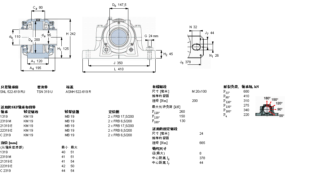 SKF ʷʽS, SNLھoϵSͷͷFSNL319TURUӱD